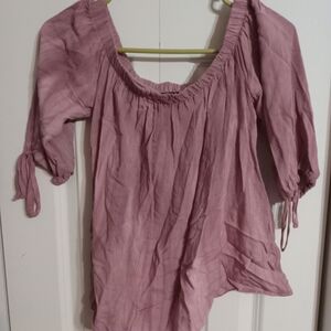 Rue21 Mauve Off-Shoulder Blouse